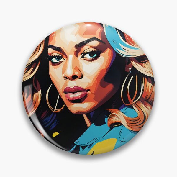 Item preview, Pop Art Beyoncé - Bold and Dynamic Portrait designed and sold by Kelvin Hughes Design.