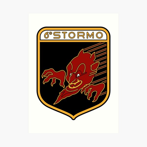 6° Stormo "Diavoli Rossi" Art Print