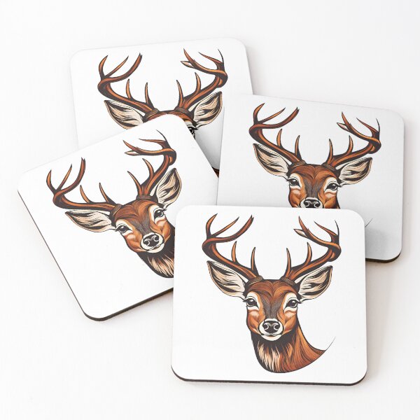 Item preview, Deer Portrait, Autumn, funny, gifts, deer,  designed and sold by Ewelina  Niemiec.