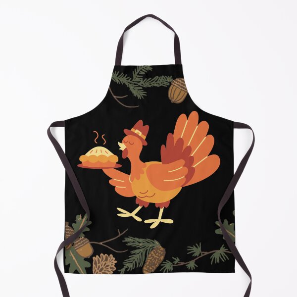 Item preview, Turkey with Pie and Pinecones – Fun Thanksgiving Design designed and sold by Stefiivn.