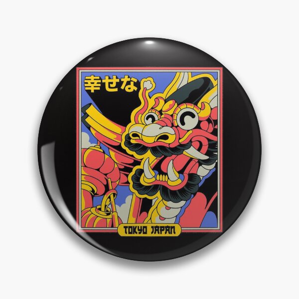 Item preview, tokyo japan dragon poster redesign designed and sold by Ratatatts.