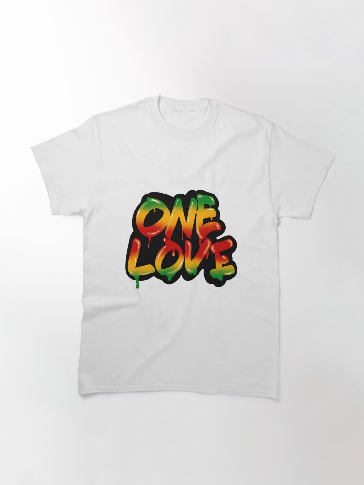 Thumbnail 3 of 7, Classic T-Shirt, One love - By Joint Radio designed and sold by Joint-Radio.