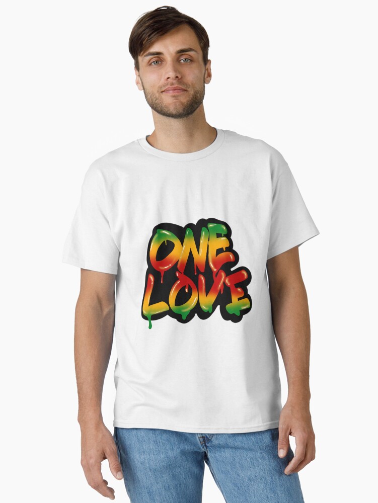 Thumbnail 1 of 7, Classic T-Shirt, One love - By Joint Radio designed and sold by Joint-Radio.