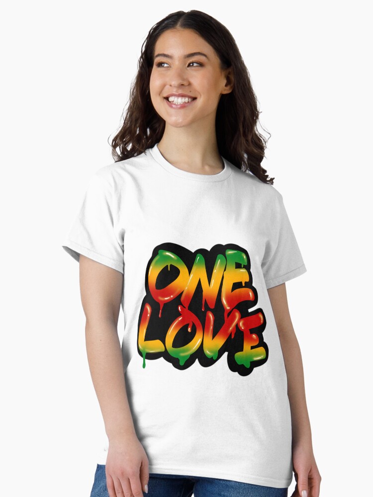 Thumbnail 2 of 7, Classic T-Shirt, One love - By Joint Radio designed and sold by Joint-Radio.