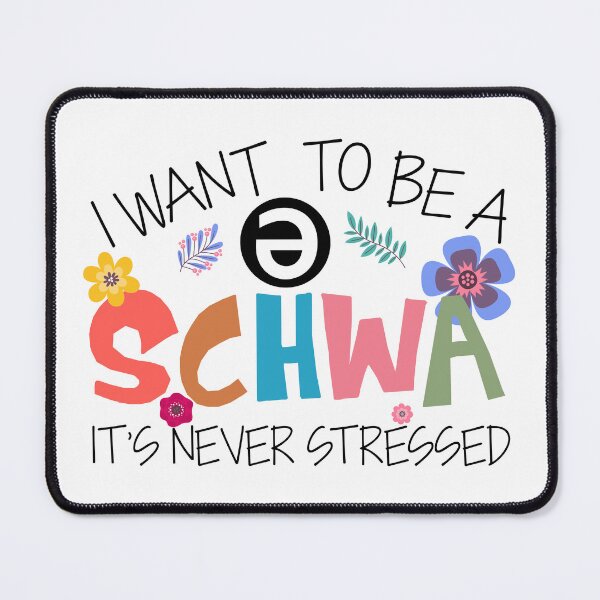 Item preview, I Want To Be A Schwa It's Never Stressed - Science Of Reading designed and sold by ScienceCorner.