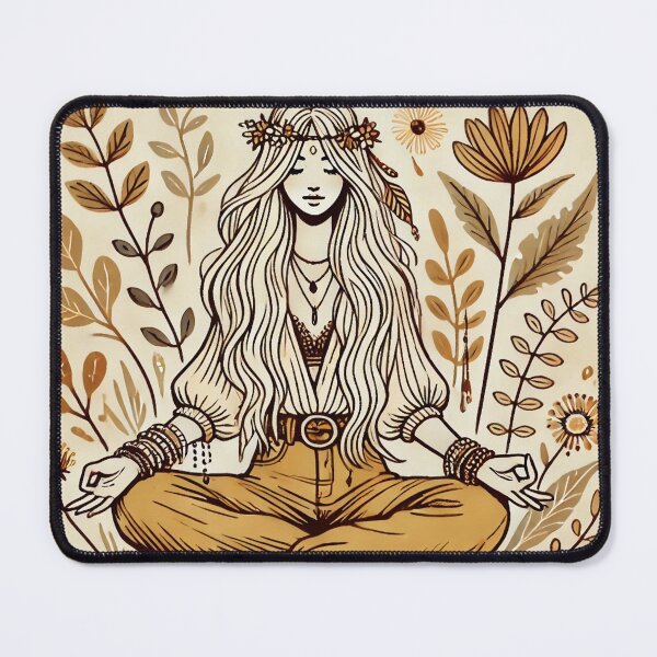 Item preview, Zen hippie goddess designed and sold by ValerieStOnge.