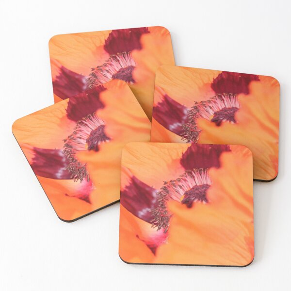 Item preview, Orange Poppy Closeup Petals Donegal designed and sold by eddiebarronshop.