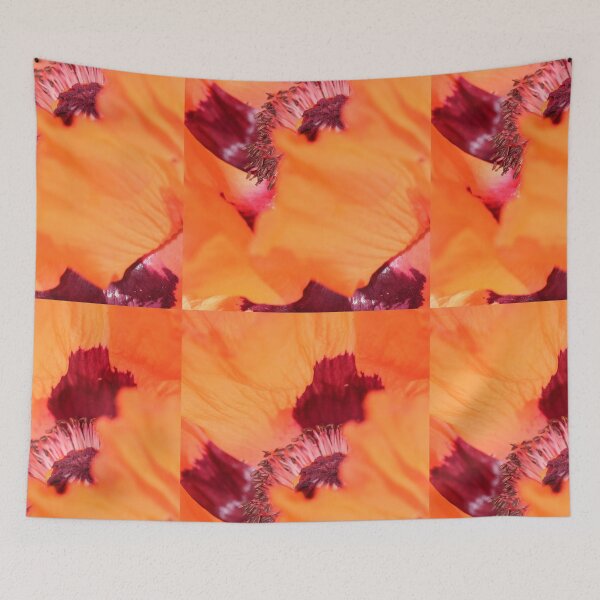 Item preview, Orange Poppy Closeup Petals Donegal designed and sold by eddiebarronshop.