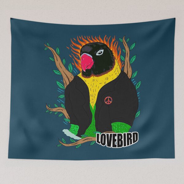 Item preview,  Agapornis personatus designed and sold by ragnacold.