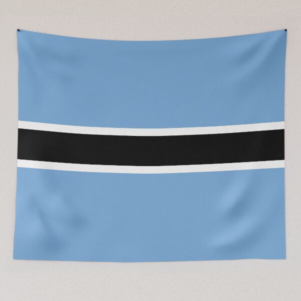 Item preview, Botswana Flag Print: Unity, Rain, and Strength designed and sold by communedesigns.