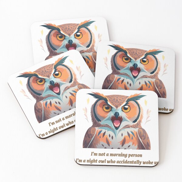 Item preview, Night owl who accidentally woke up designed and sold by HannoJuneShop.