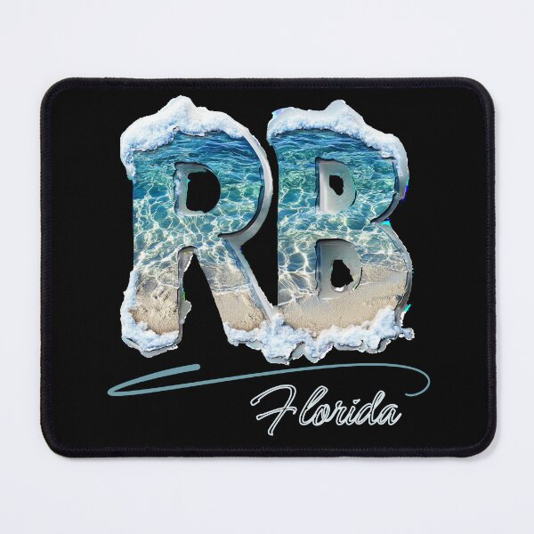 Item preview, Rosemary Beach RB Florida Water Letters designed and sold by InfinVibeDesign.