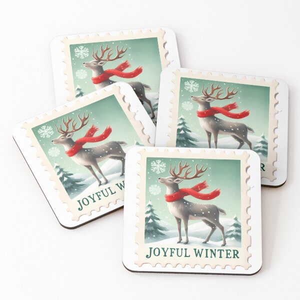 Item preview, Joyful winter Postage stamp! designed and sold by fribabywonder.
