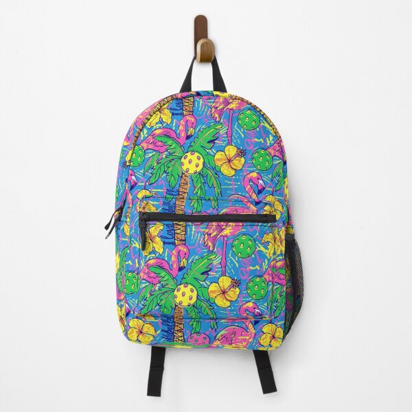 Item preview, Crazy colors tropical pickleball designed and sold by EvieWoj.