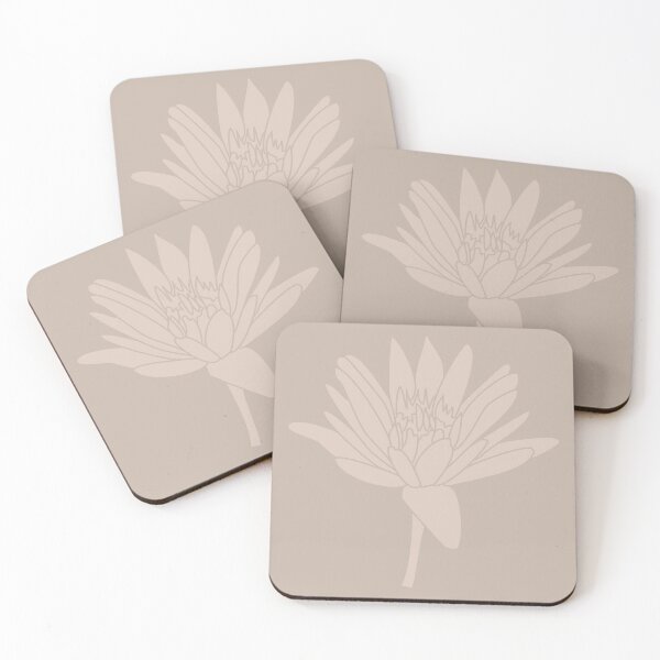 Item preview, Lotus Diagonals Pink Beige on Soft Taupe designed and sold by Art in My Loft.