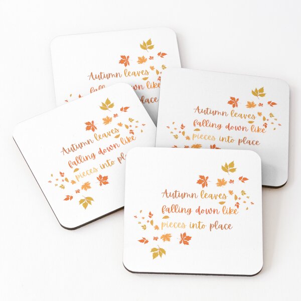 Item preview, Autumn leaves falling down like pieces into place designed and sold by hrencso.