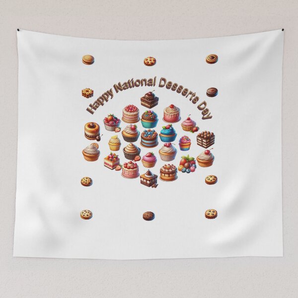 Item preview, Happy National Dessert Day designed and sold by S4G Tees.