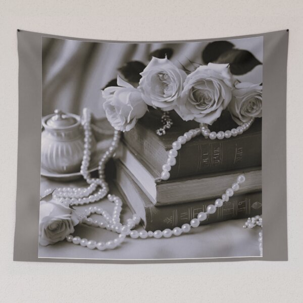 Item preview, books and roses designed and sold by artbymire.