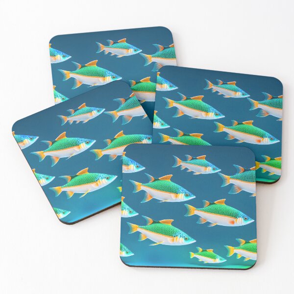 Item preview, Abstract design - school of fish designed and sold by cabana.space.