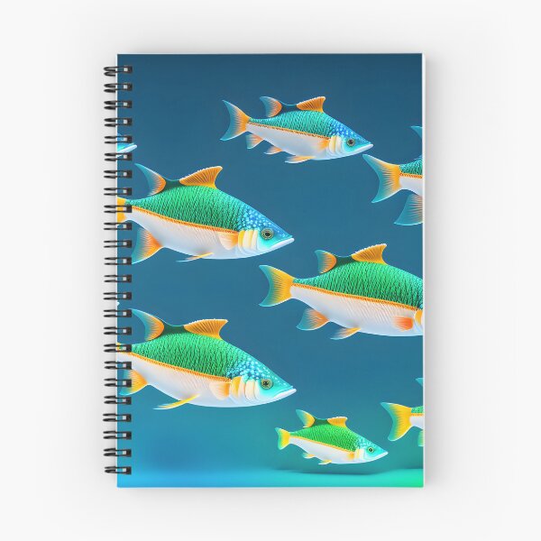 Item preview, Abstract design - school of fish designed and sold by cabana.space.