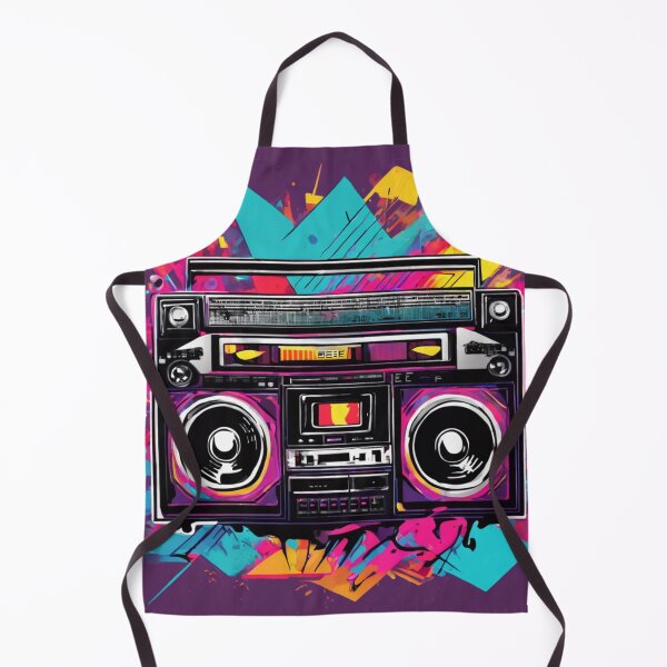 Item preview, 80s Retro Boombox with Graffiti and Cassette Design – Bold Street Art & Music Vibes designed and sold by andrew758.