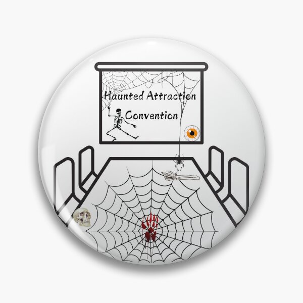 Item preview, Haunted Attraction Convention designed and sold by RainsQuillMask.