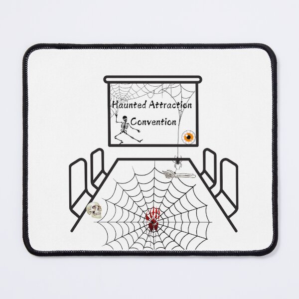 Item preview, Haunted Attraction Convention designed and sold by RainsQuillMask.