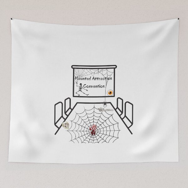 Item preview, Haunted Attraction Convention designed and sold by RainsQuillMask.