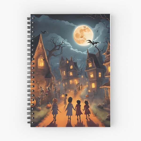Item preview, Aventura de Halloween a la luz de la luna designed and sold by Iraf21.