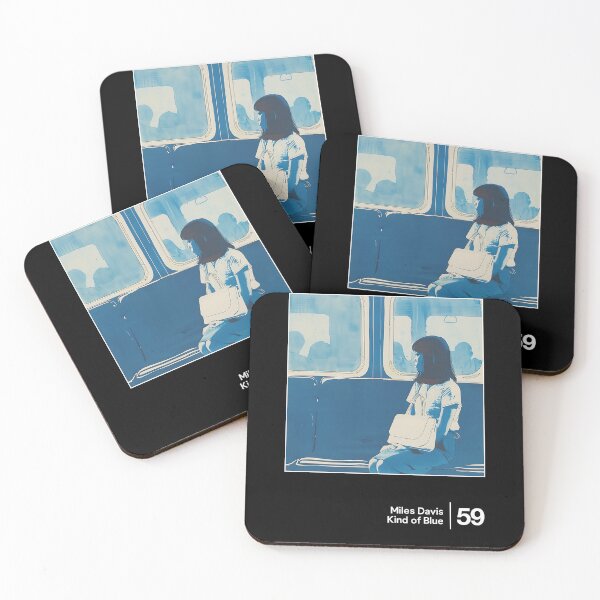 Item preview, Kind of Blue - Minimal Style Graphic Artwork  designed and sold by Saudade--.
