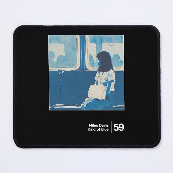 Item preview, Kind of Blue - Minimal Style Graphic Artwork designed and sold by Saudade--.