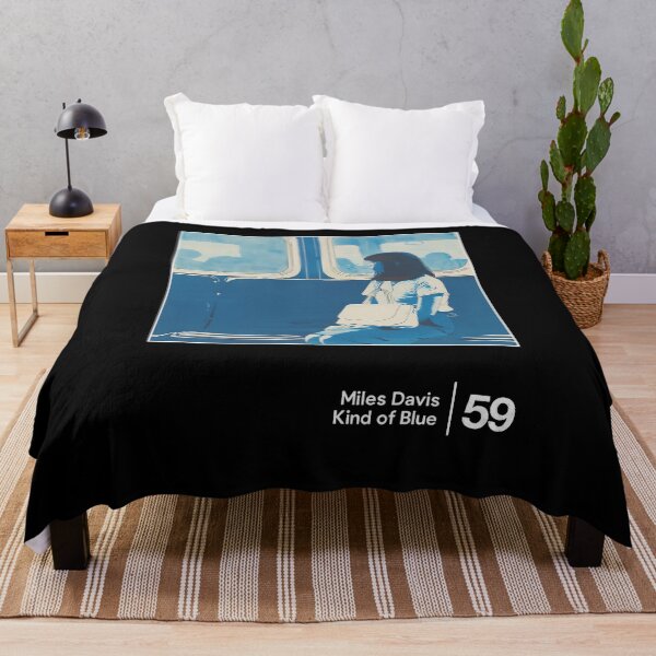 Item preview, Kind of Blue - Minimal Style Graphic Artwork designed and sold by Saudade--.