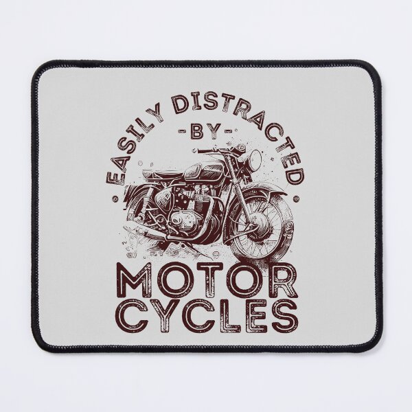 Item preview, Easily Distracted by Motorcycles, Vintage Motorcycle designed and sold by lagunaklein.
