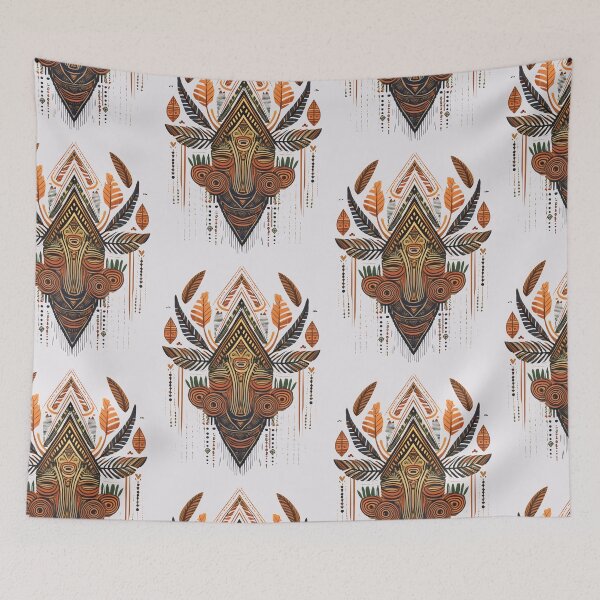 Item preview, Smile Nature Mask | Gods & Masks Collection designed and sold by monkeybusiness.pt.