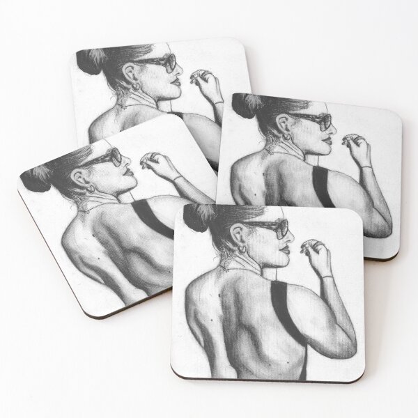Item preview, A Woman Who Ate | Ilona Maher Charcoal Drawing designed and sold by CPorterGo.