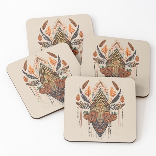 Item preview, Smile Nature Mask | Gods & Masks Collection | Beige designed and sold by monkeybusiness.pt.