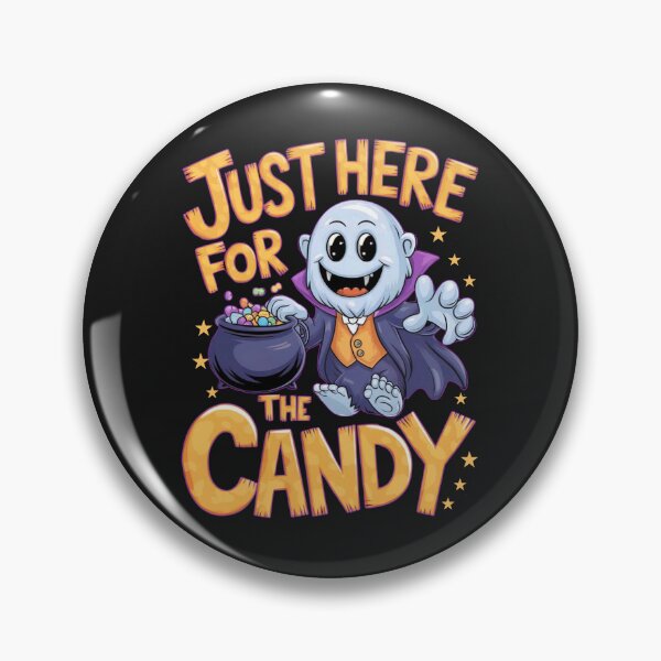 Item preview, Just Here For The Candy: Funny Halloween Vampire  designed and sold by elynne9.