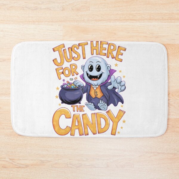 Item preview, Just Here For The Candy: Funny Halloween Vampire designed and sold by elynne9.