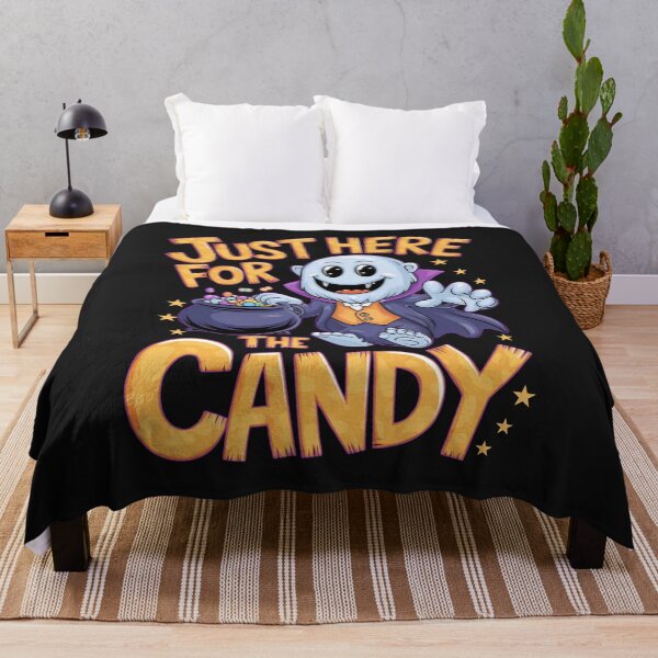 Item preview, Just Here For The Candy: Funny Halloween Vampire  designed and sold by elynne9.