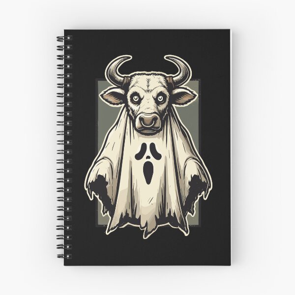 Item preview, Gruseliges Kuh Gespenst Bull Sheet Halloween Idea designed and sold by LuminOrb.