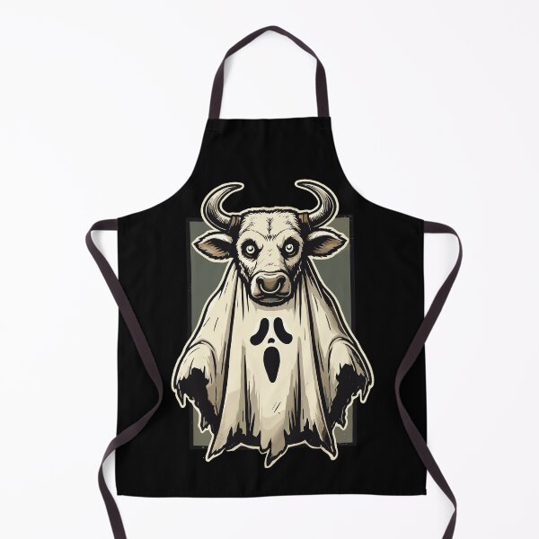 Item preview, Gruseliges Kuh Gespenst Bull Sheet Halloween Idea designed and sold by LuminOrb.