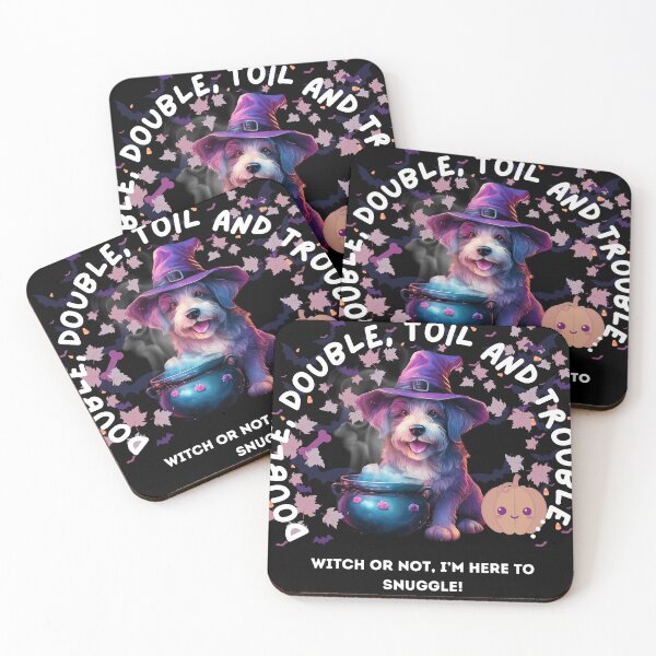 Item preview, Double, Double, Toil and Trouble…Witch or not, I’m here to snuggle! designed and sold by tramstraffic.