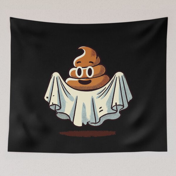 Item preview, Funny Poop Poop Ghost Bull Sheet Poop designed and sold by LuminOrb.