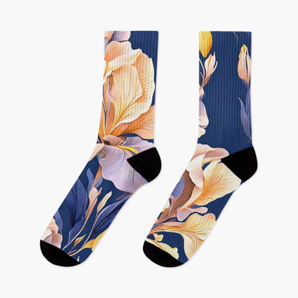 Item preview, A vintage-inspired iris pattern designed and sold by Tchoice.