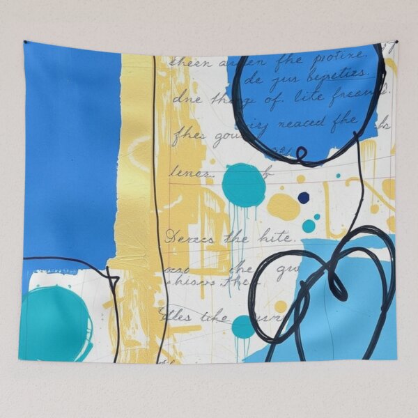 Item preview, Blue collage designed and sold by GasconyPassion.