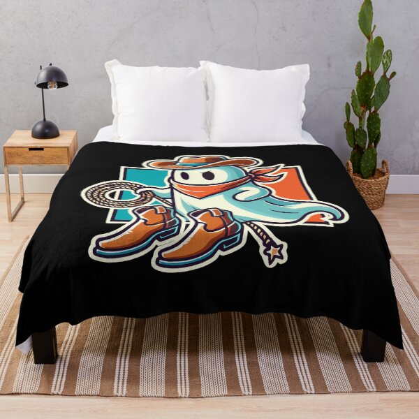 Item preview, Cowboy Ghost Funny Halloween Design designed and sold by LuminOrb.