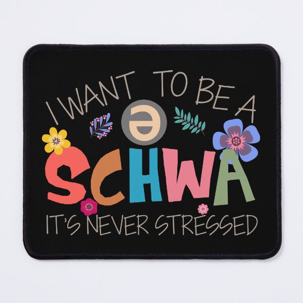 Item preview, I Want To Be A Schwa It's Never Stressed - Science Of Reading designed and sold by ScienceCorner.