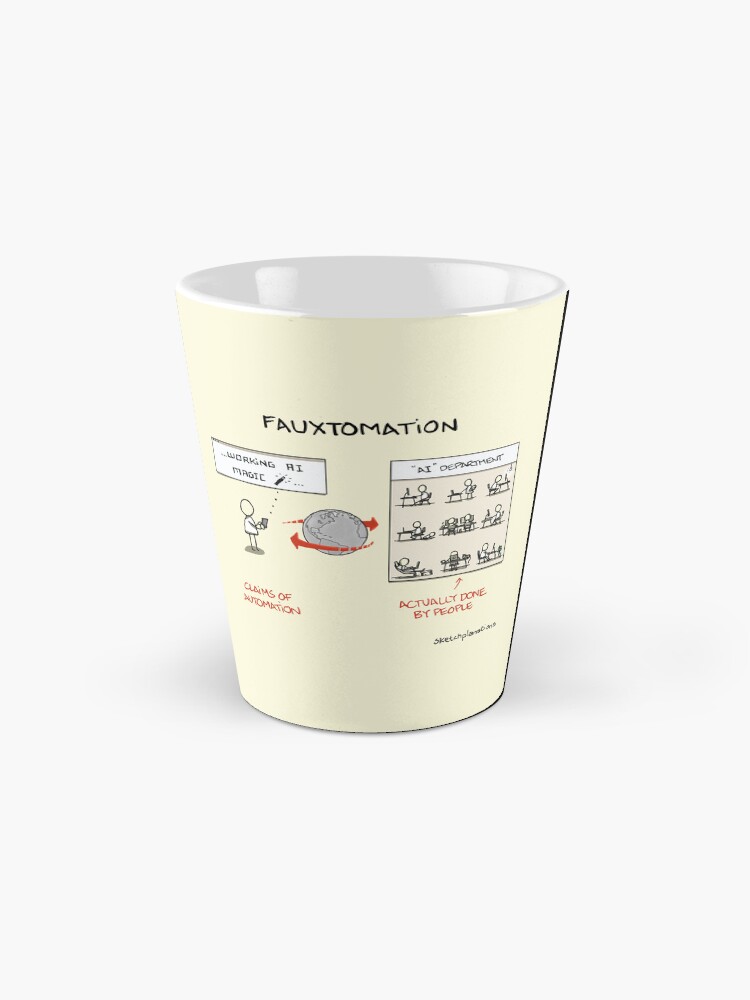 Thumbnail 2 of 4, Coffee Mug, Fauxtomation designed and sold by sketchplanator.