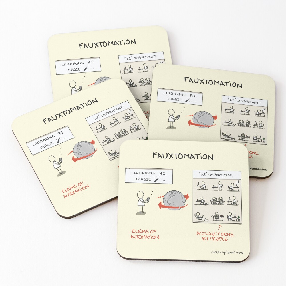 Item preview, Coasters (Set of 4) designed and sold by sketchplanator.