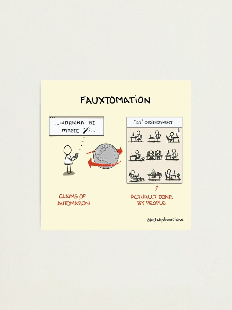 Thumbnail 1 of 3, Photographic Print, Fauxtomation designed and sold by sketchplanator.
